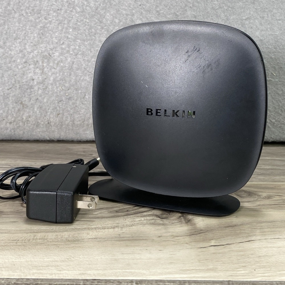 Belkin‎ N300 300 Mbps 4-Port 10/100 Wireless N Router F9K1002v1 TESTED